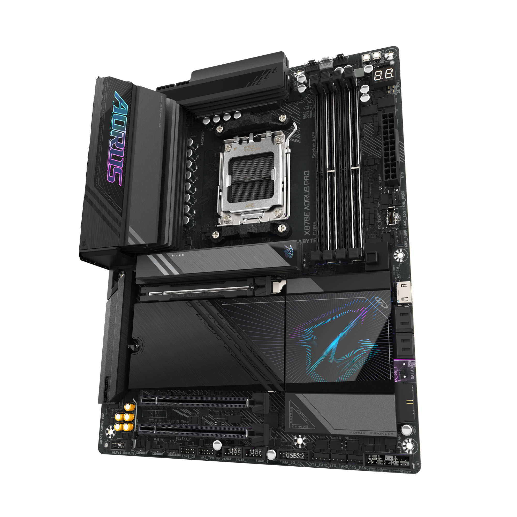 Bekijk afbeelding 4 van Gigabyte X870E AORUS PRO (X870,AM5,ATX,DDR5)